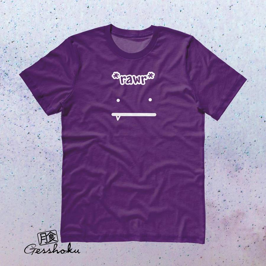 RAWR Face T-shirt - Purple