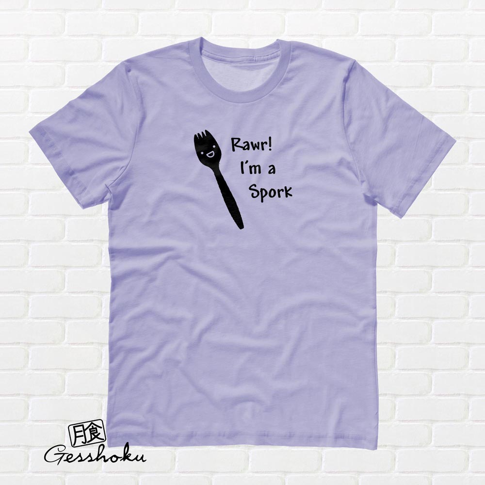 RAWR! I'm a Spork T-shirt - Violet