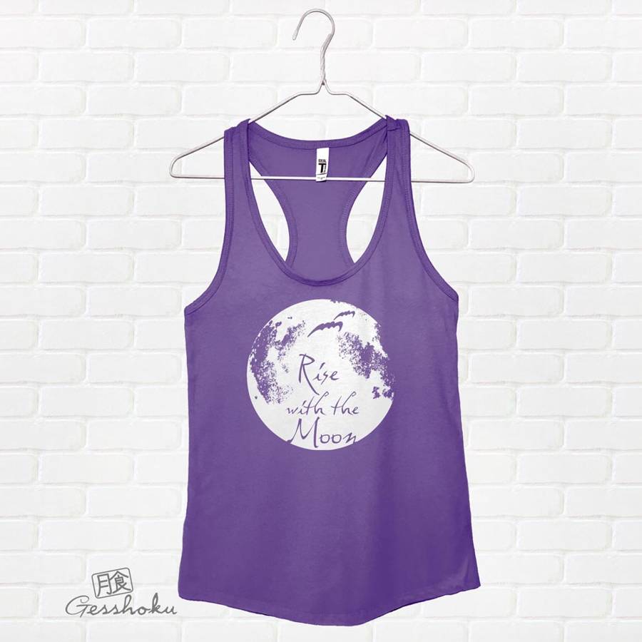 Rise with the Moon Flowy Tank Top - Purple