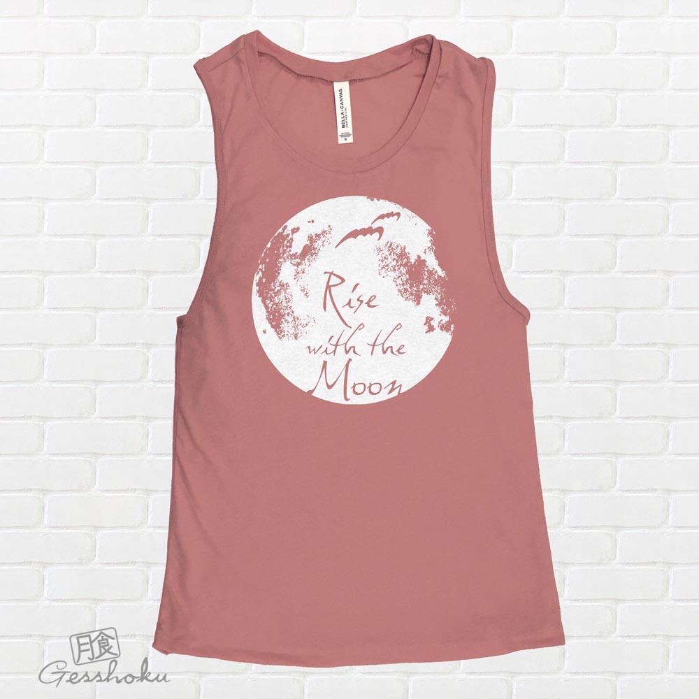 Rise with the Moon Sleeveless Top - Rose Wine