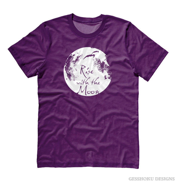 Rise with the Moon T-shirt - Purple