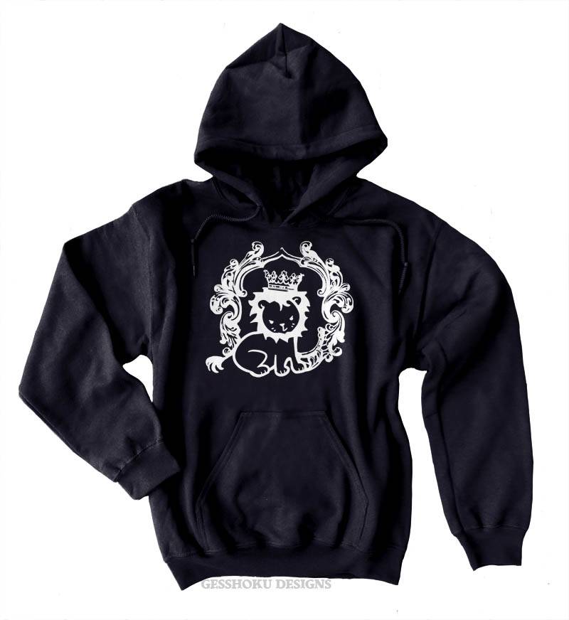 Royal Lion Prince Pullover Hoodie - Black