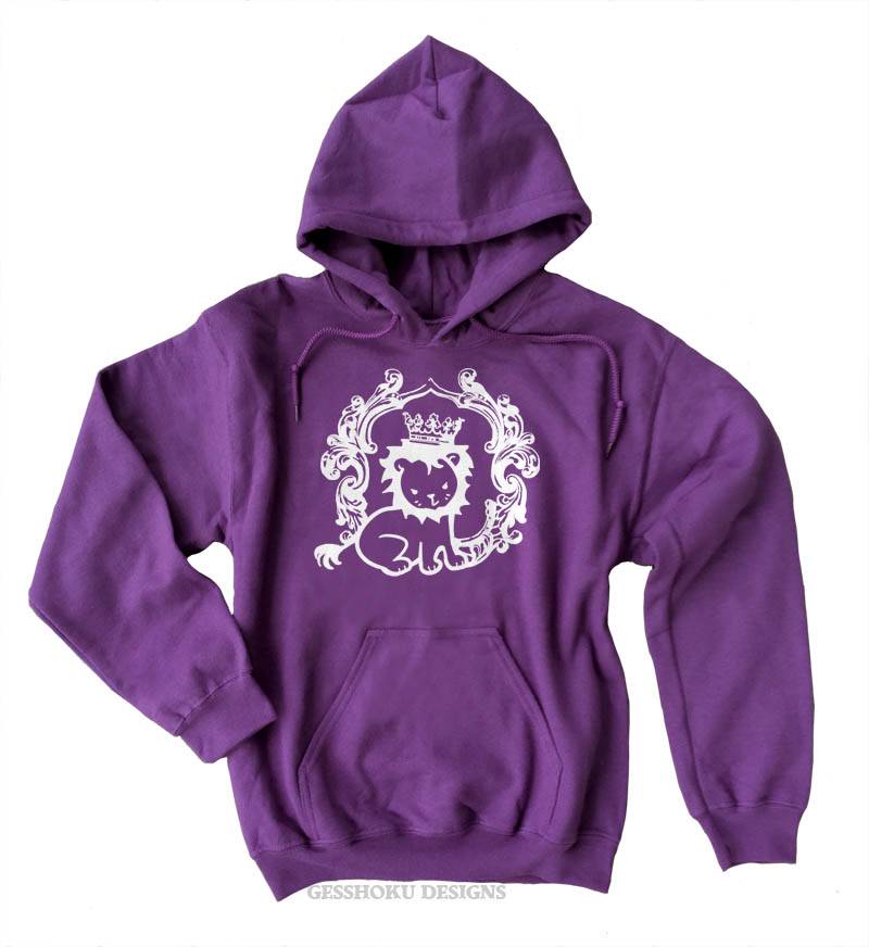 Royal Lion Prince Pullover Hoodie - Purple