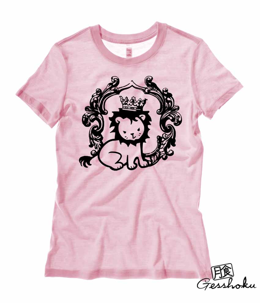Royal Lion Prince Ladies T-shirt - Light Pink