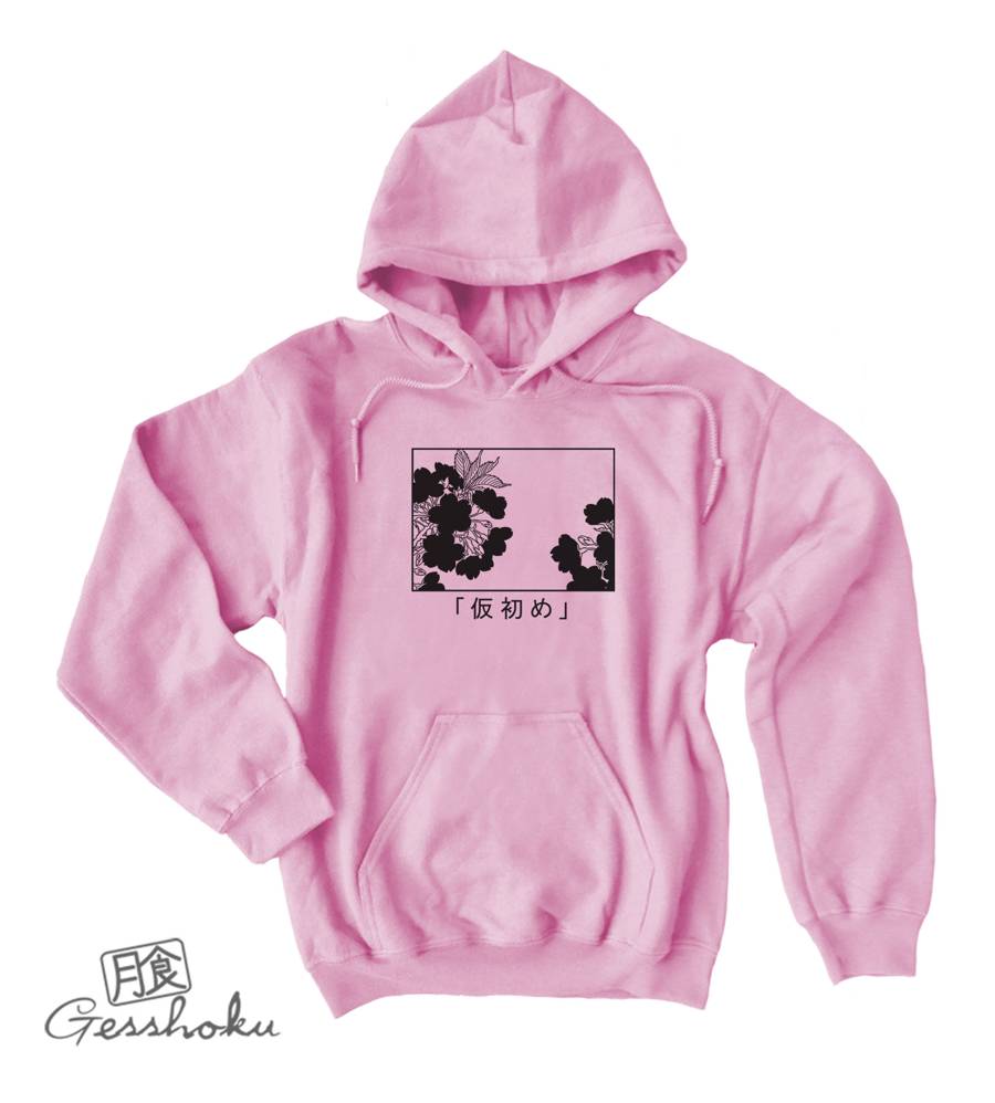 Sakura Aesthetic Pullover Hoodie - Light Pink