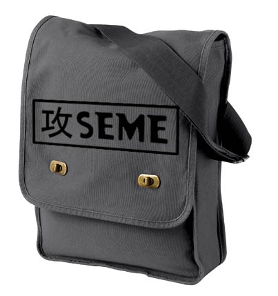 Seme Badge Field Bag - Smoke Grey