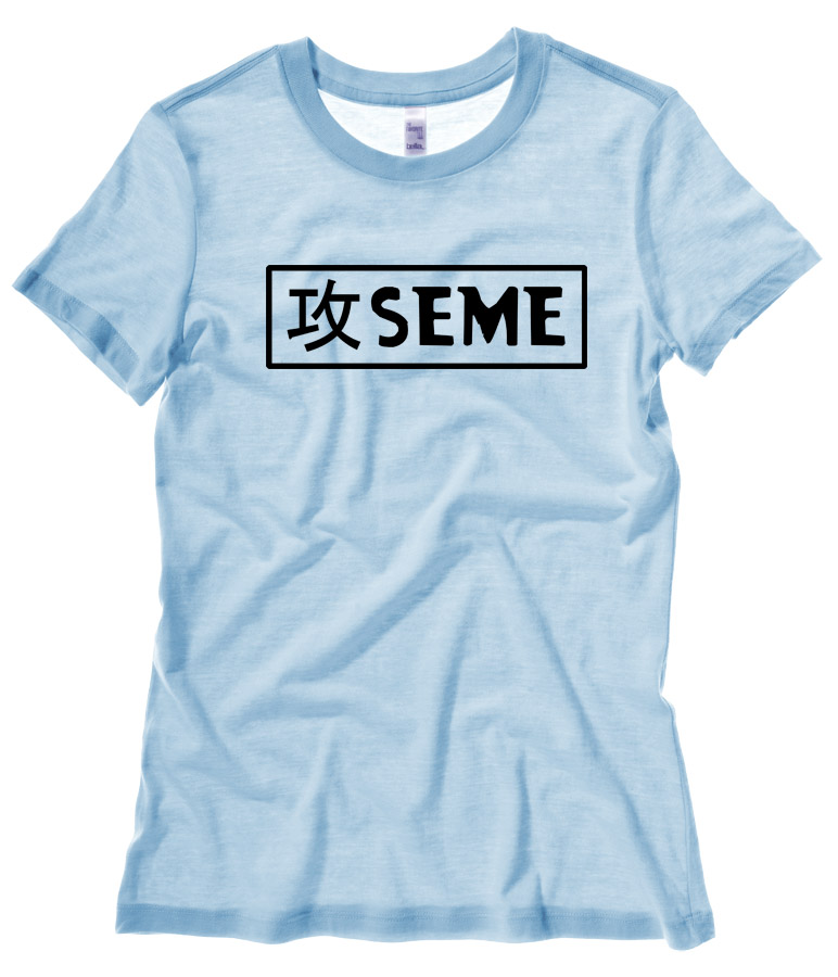 Seme Badge Ladies T-shirt - Light Blue