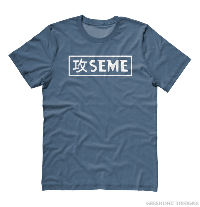 Seme Badge T-shirt - Stone Blue