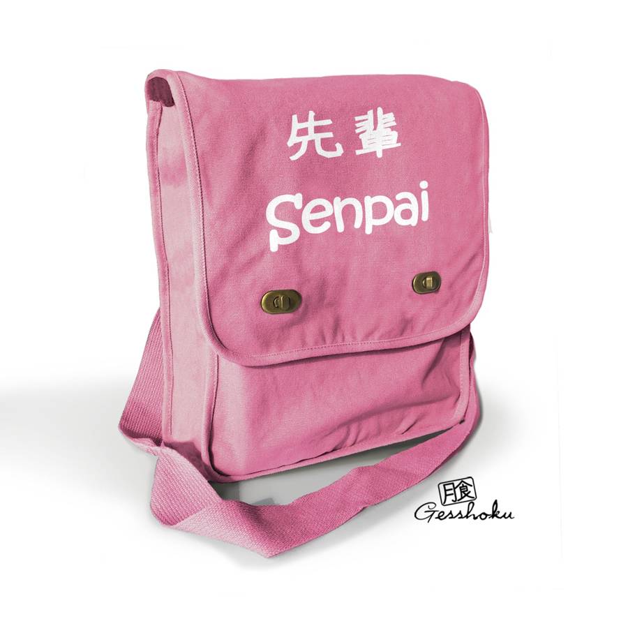 Senpai Kanji Field Bag - Pink