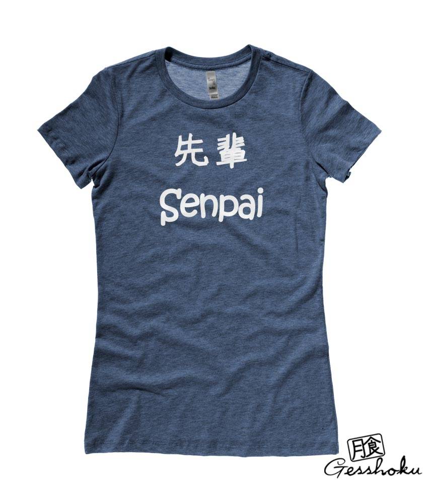 Senpai Ladies T-shirt - Heather Navy