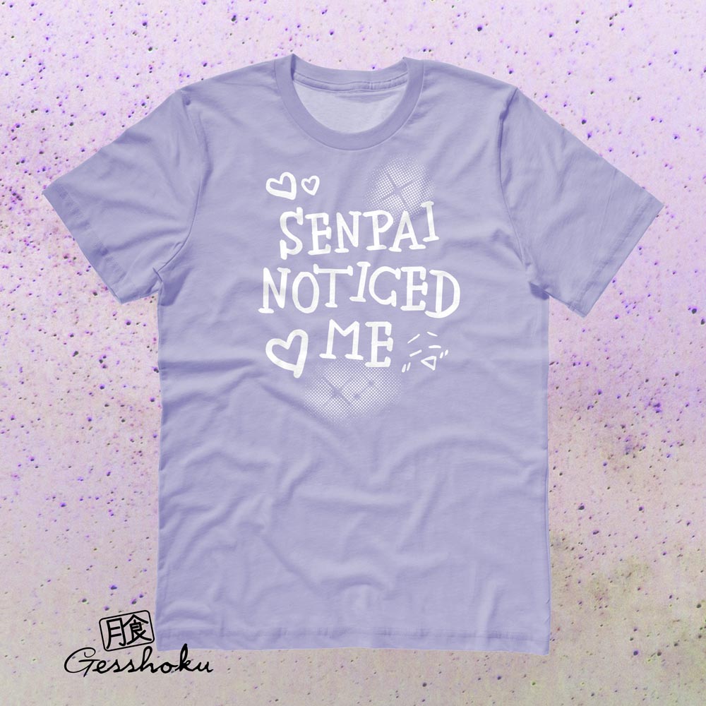 Senpai Noticed Me T-shirt - Violet