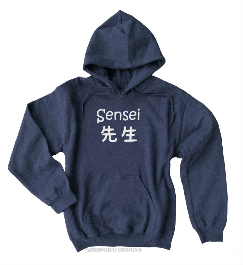 Sensei Kanji Pullover Hoodie - Heather Navy