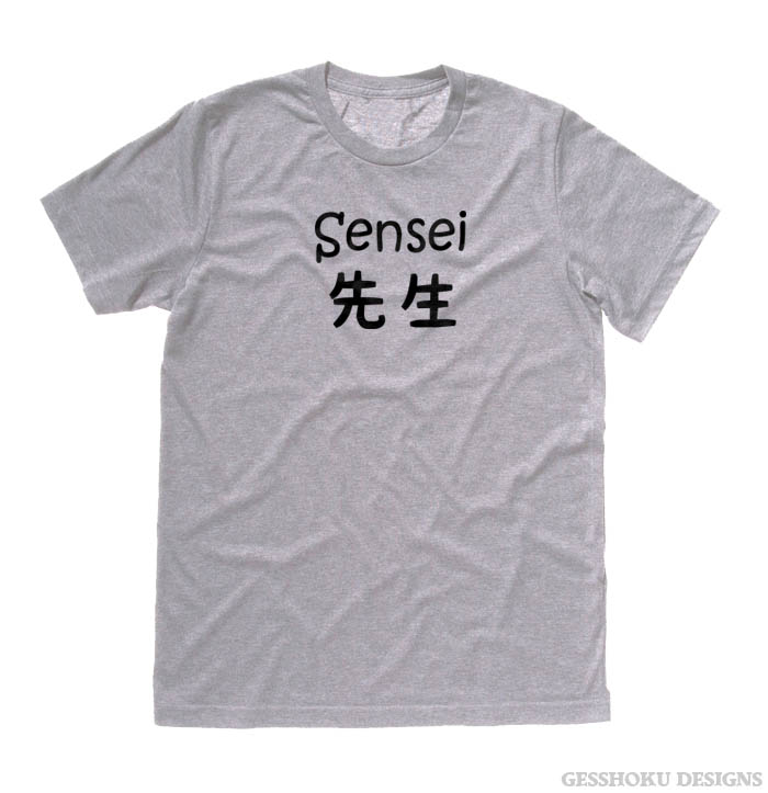 Sensei Kanji T-shirt - Light Grey