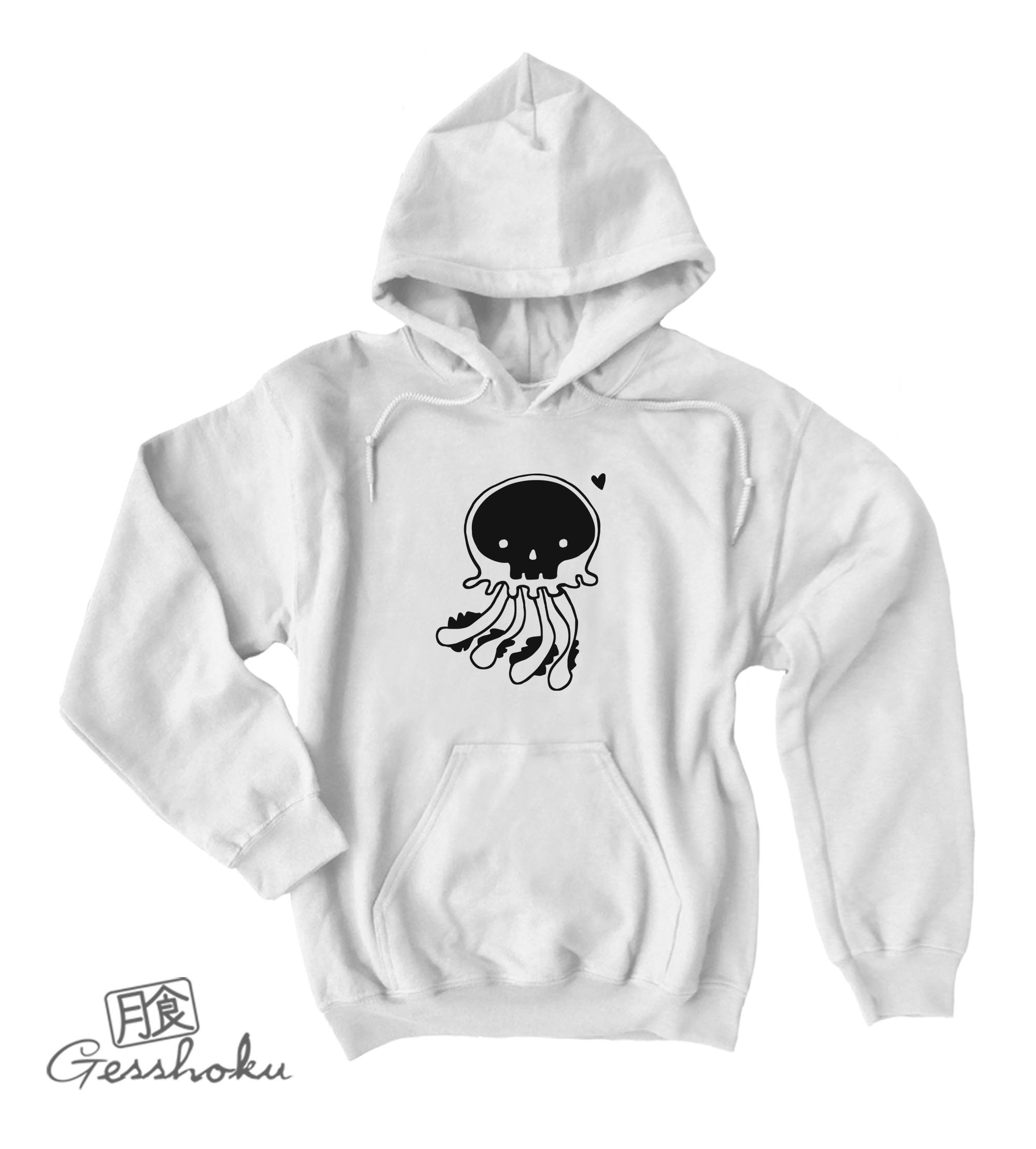 Skelly Jelly Pullover Hoodie - White