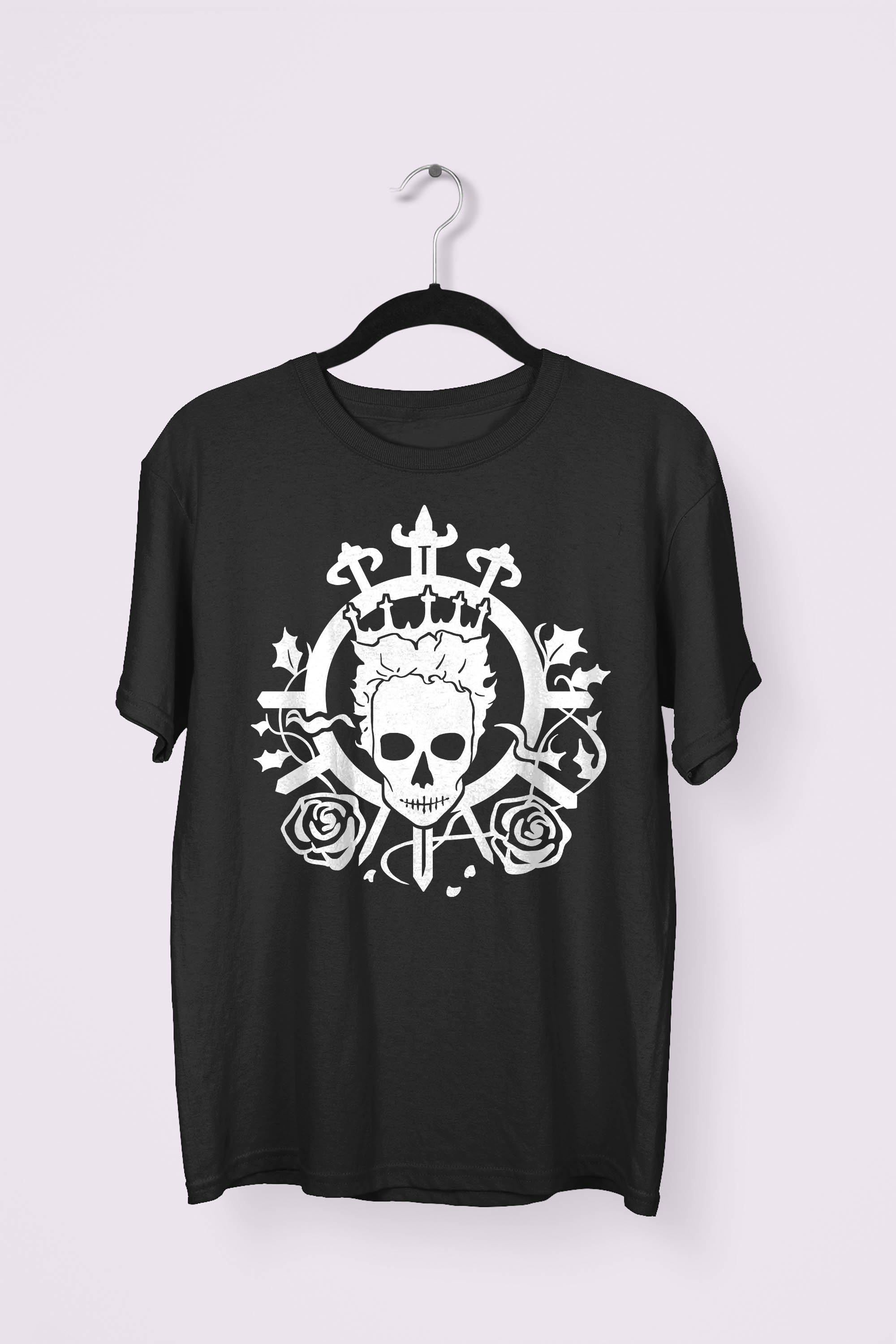 Skull King Emblem T-shirt - Black