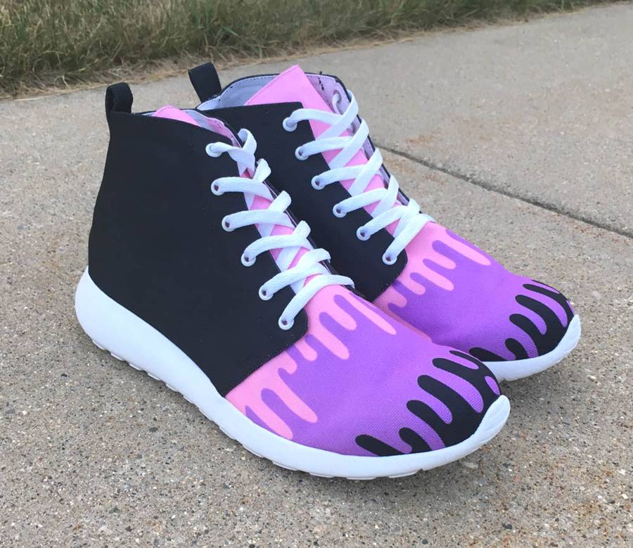 Pastel Goth Slime Canvas Sneakers -