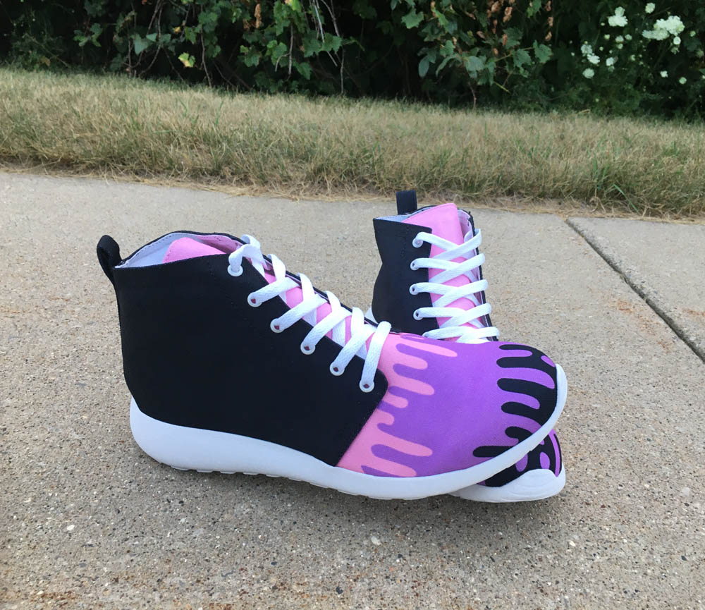Pastel Goth Slime Canvas Sneakers -