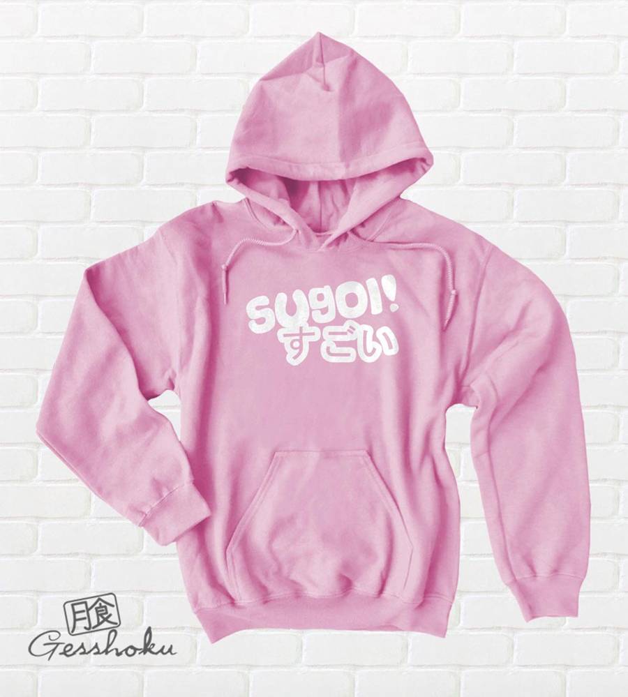 Sugoi Japanese Pullover Hoodie - Light Pink