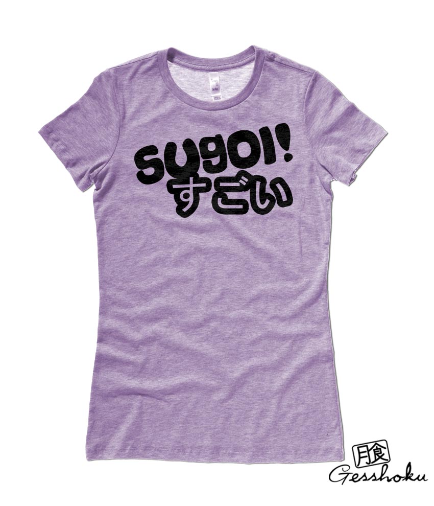 Sugoi Japanese Ladies T-shirt - Heather Purple