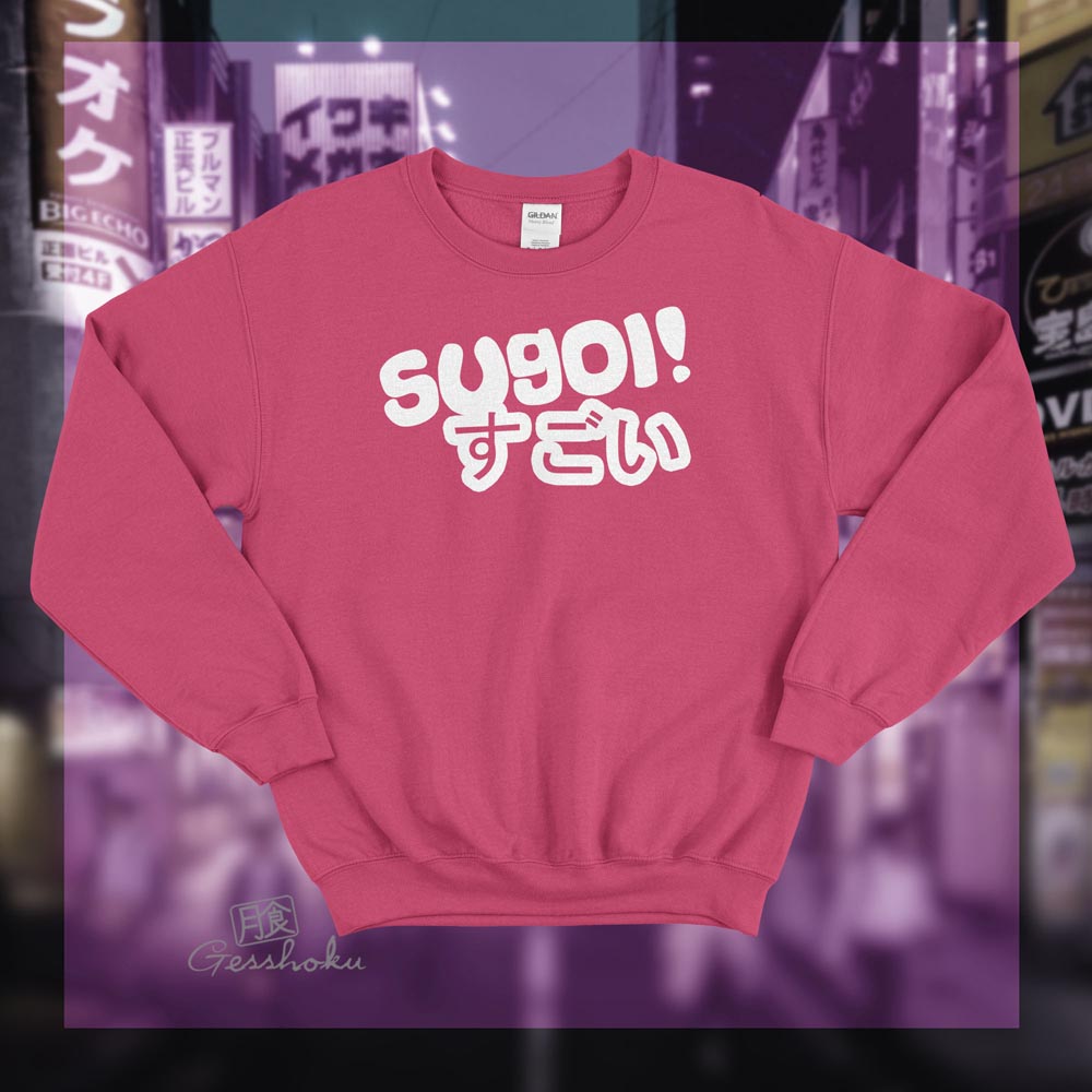 Sugoi Crewneck Sweatshirt - Hot Pink