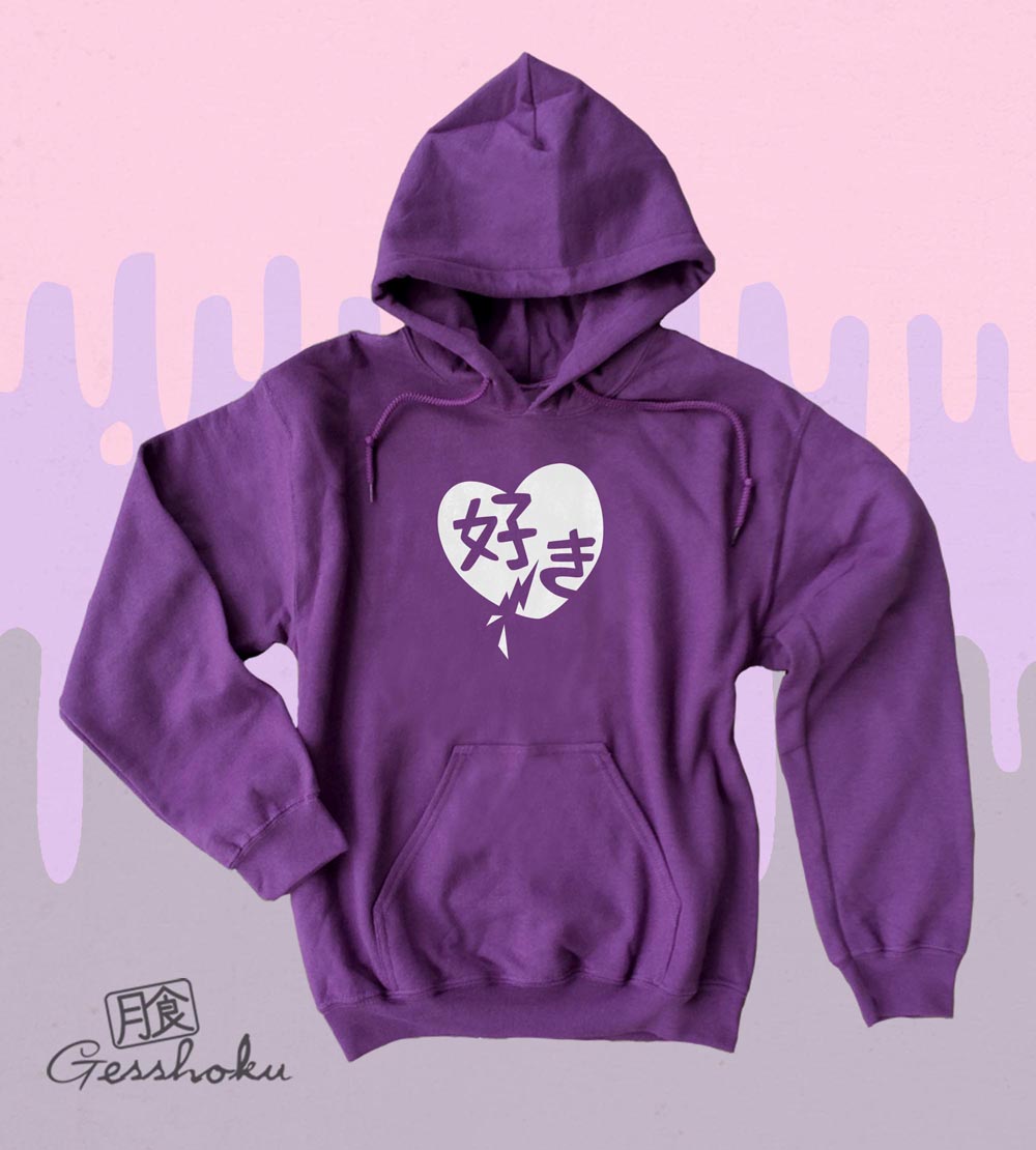 Suki Love Pullover Hoodie - Purple