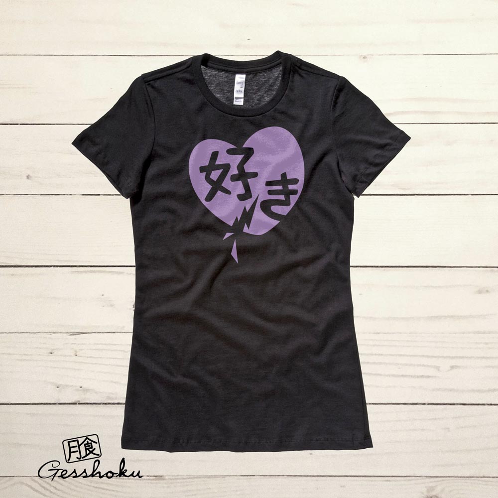 Suki Love Ladies T-shirt - Purple/Black
