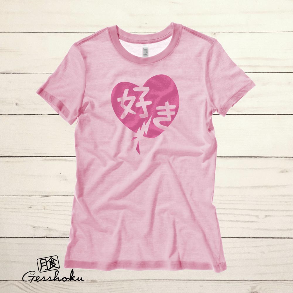 Suki Love Ladies T-shirt - Light Pink