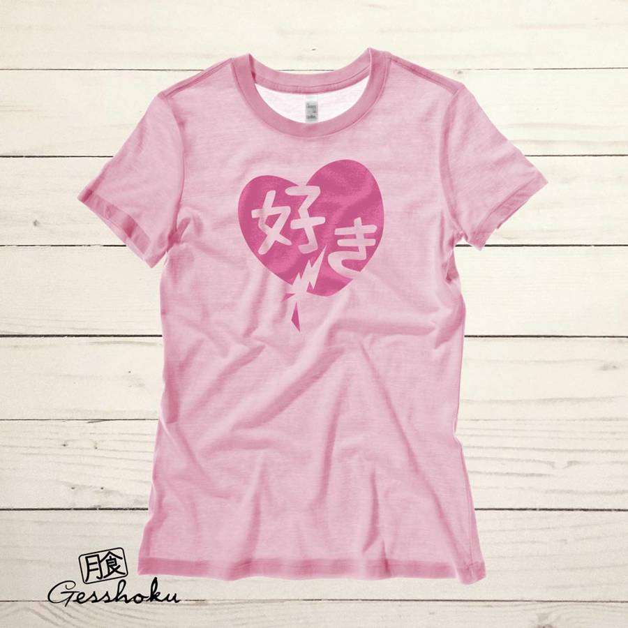 Suki Love Ladies T-shirt - Light Pink