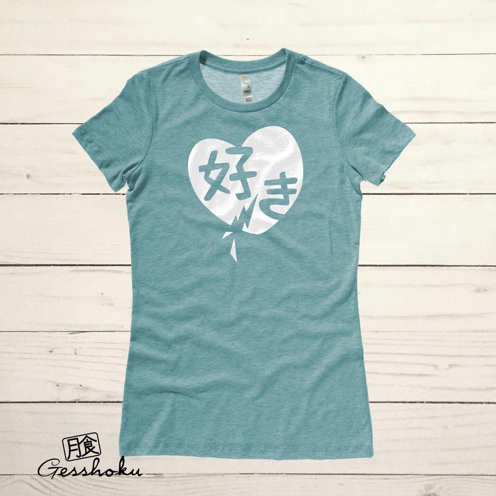 Suki Love Ladies T-shirt - Seafoam