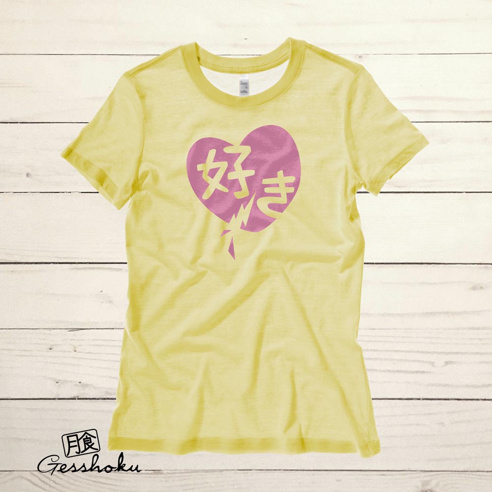 Suki Love Ladies T-shirt - Yellow