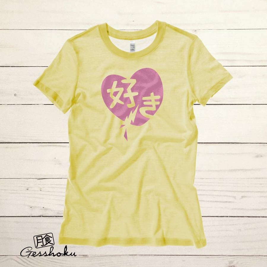 Suki Love Ladies T-shirt - Yellow