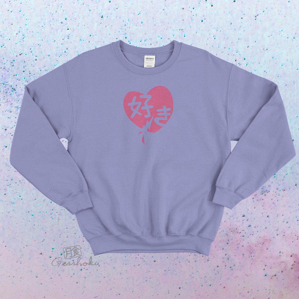 Suki Love Crewneck Sweatshirt - Violet