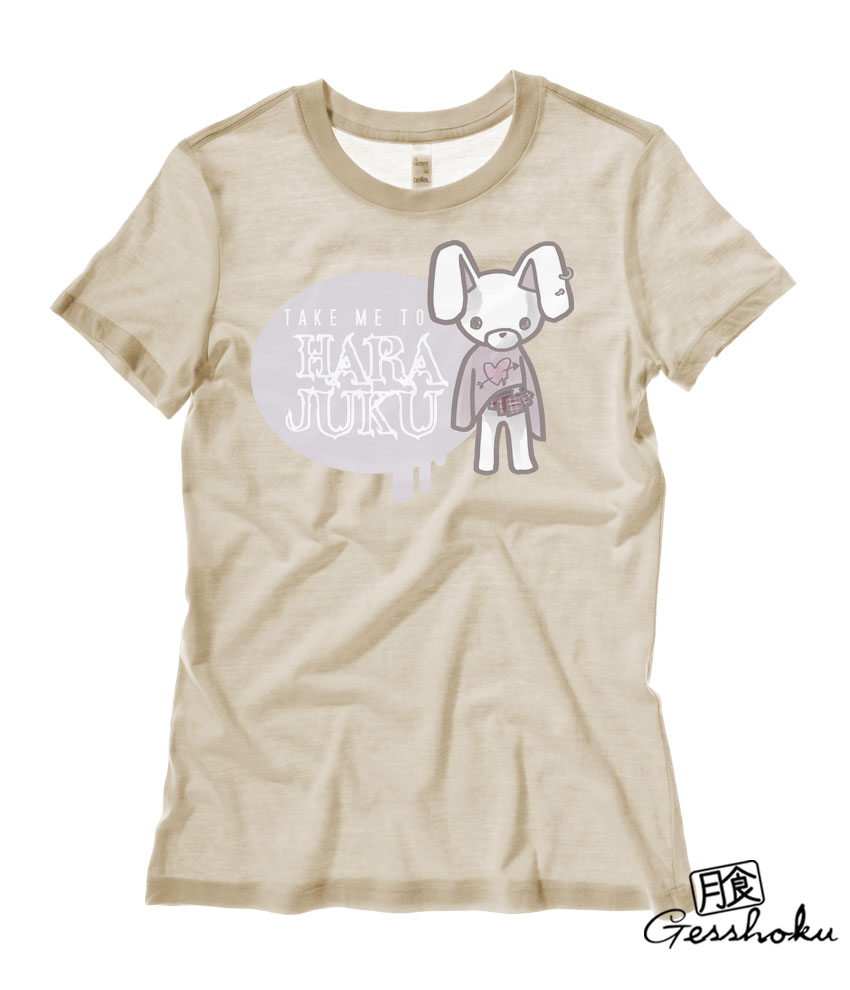 Take Me To Harajuku Ladies T-shirt - Cream