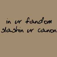 In ur Fandom, Slashin ur Canon