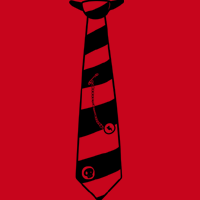 Fabulously Punk Striped Tie