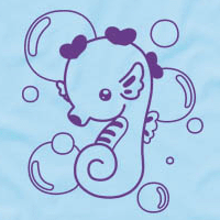 Kawaii Seahorse