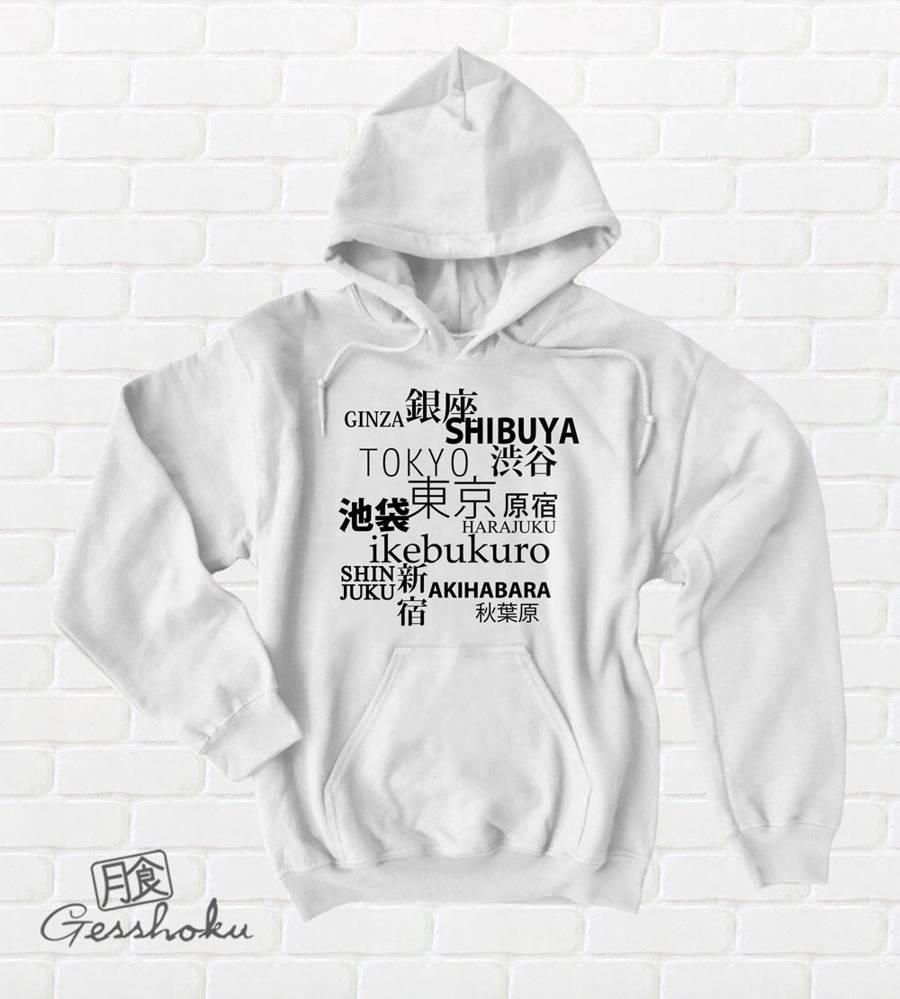 Tokyo Love Pullover Hoodie - White