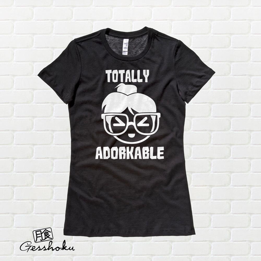 Totally Adorkable Ladies T-shirt - Black