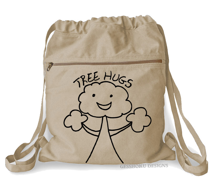 Tree Hugs Cinch Backpack - Natural