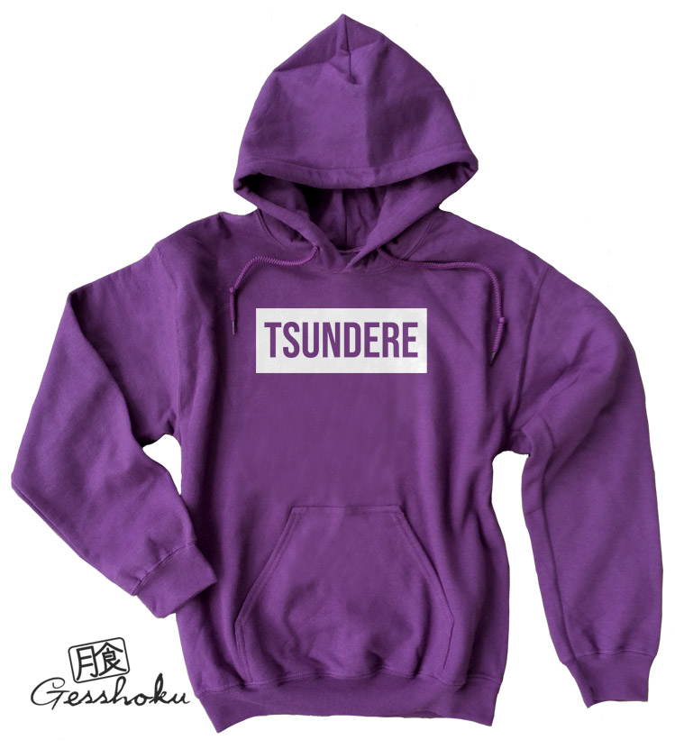 Tsundere Pullover Hoodie - Purple