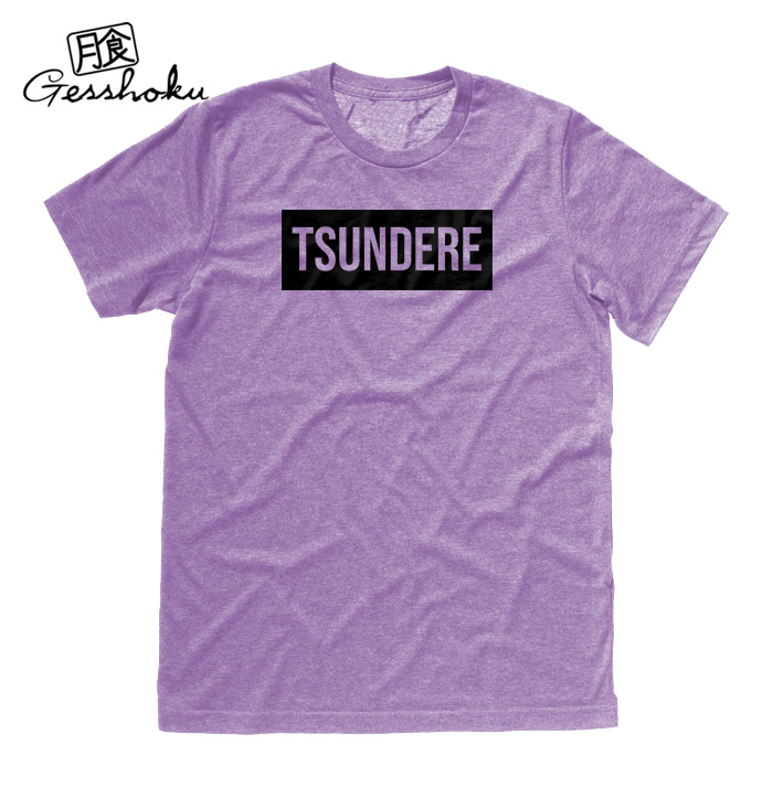 Tsundere T-shirt - Heather Purple