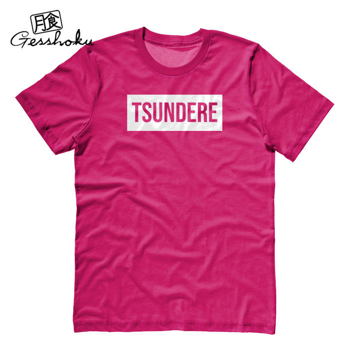 Tsundere T-shirt - Hot Pink