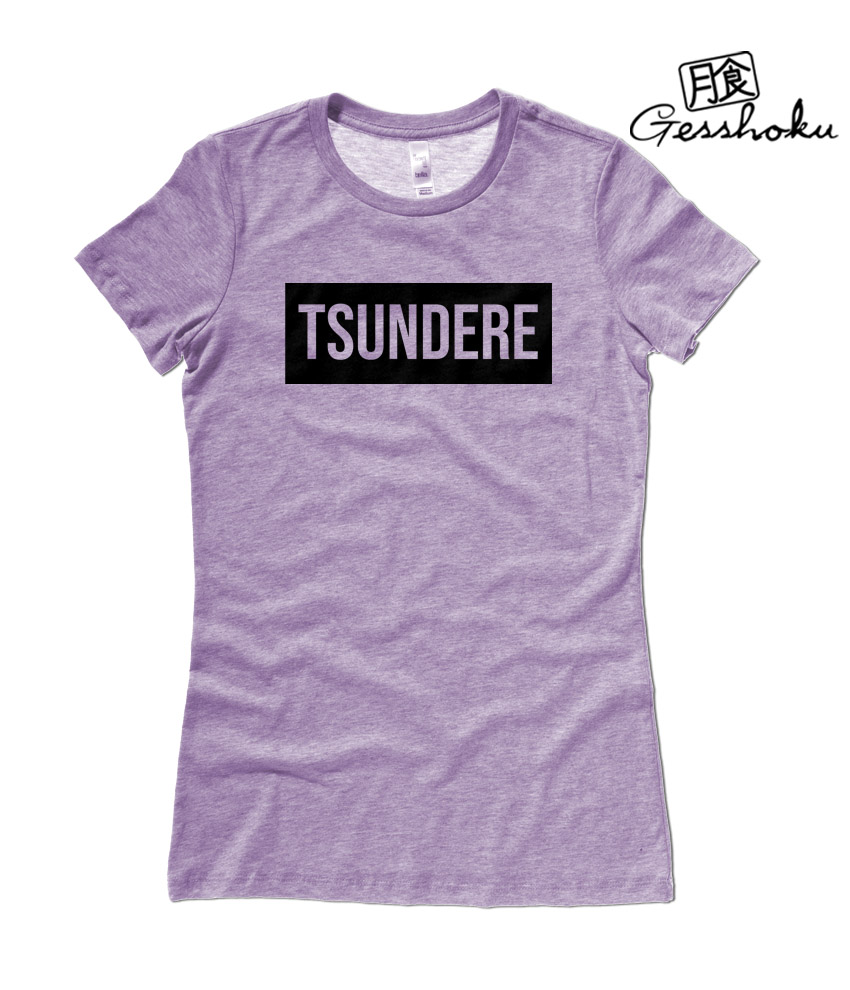 Tsundere Ladies T-shirt - Heather Purple