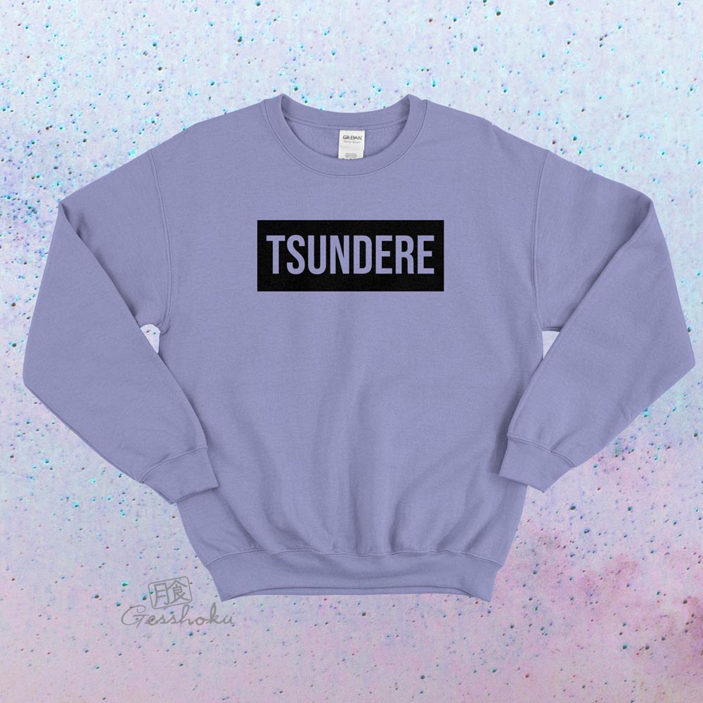Tsundere Crewneck Sweatshirt - Violet