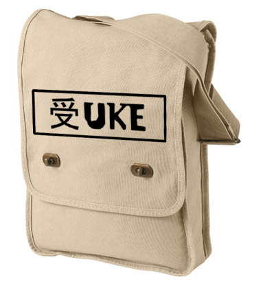 Uke Badge Field Bag - Natural