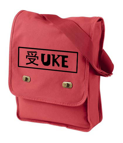 Uke Badge Field Bag - Red
