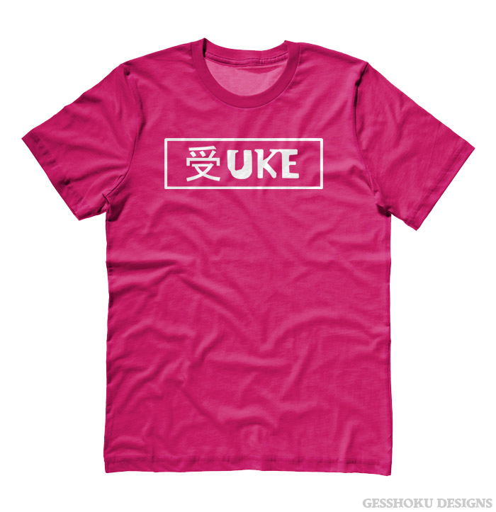 Uke Badge T-shirt - Hot Pink