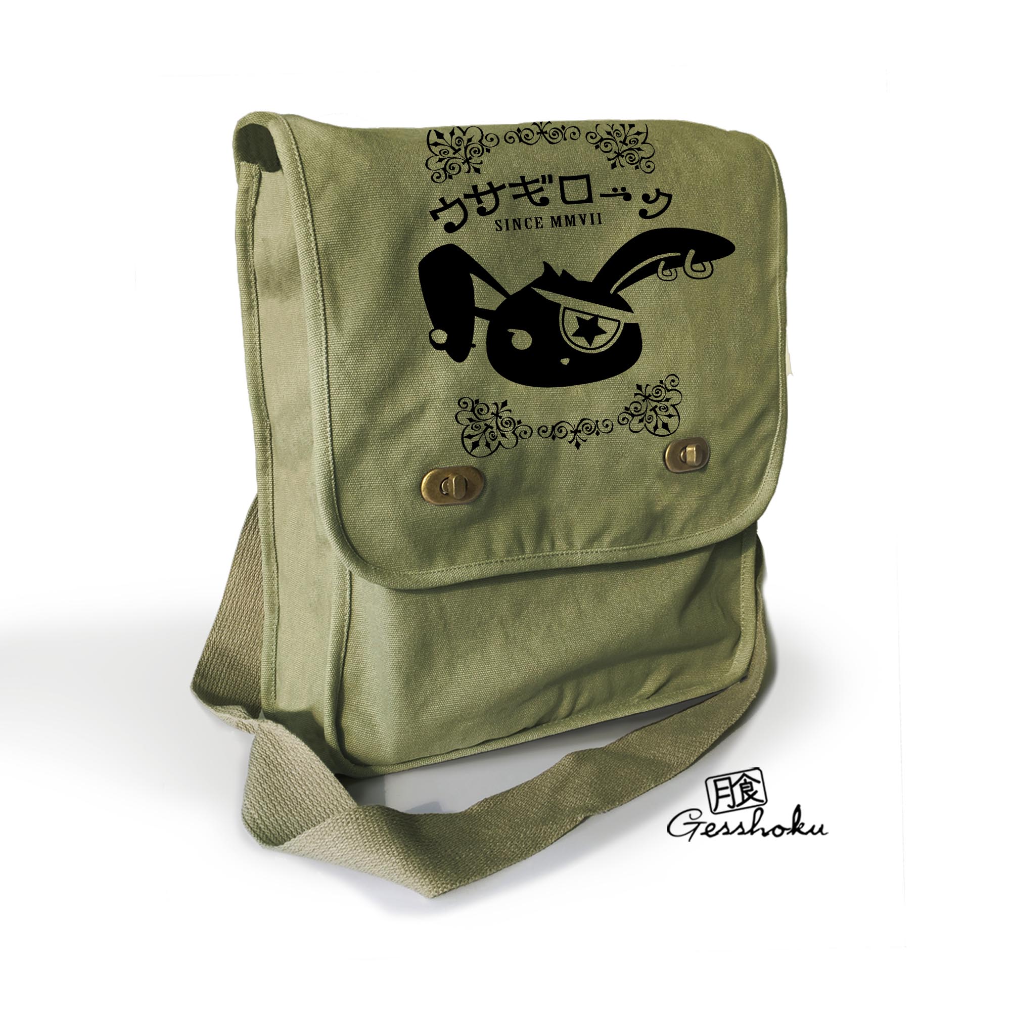 Usagi Jrock Bunny Field Bag - Khaki Green