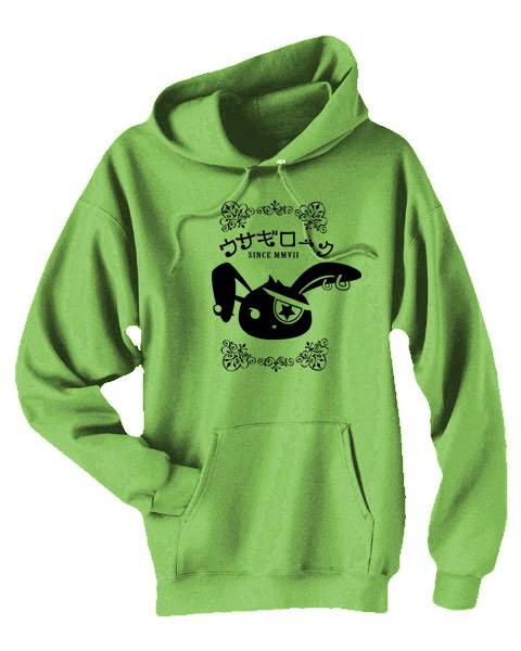 Usagi Rock Jrock Bunny Pullover Hoodie - Lime Green