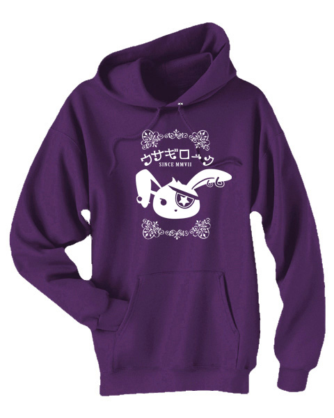 Usagi Rock Jrock Bunny Pullover Hoodie - Purple